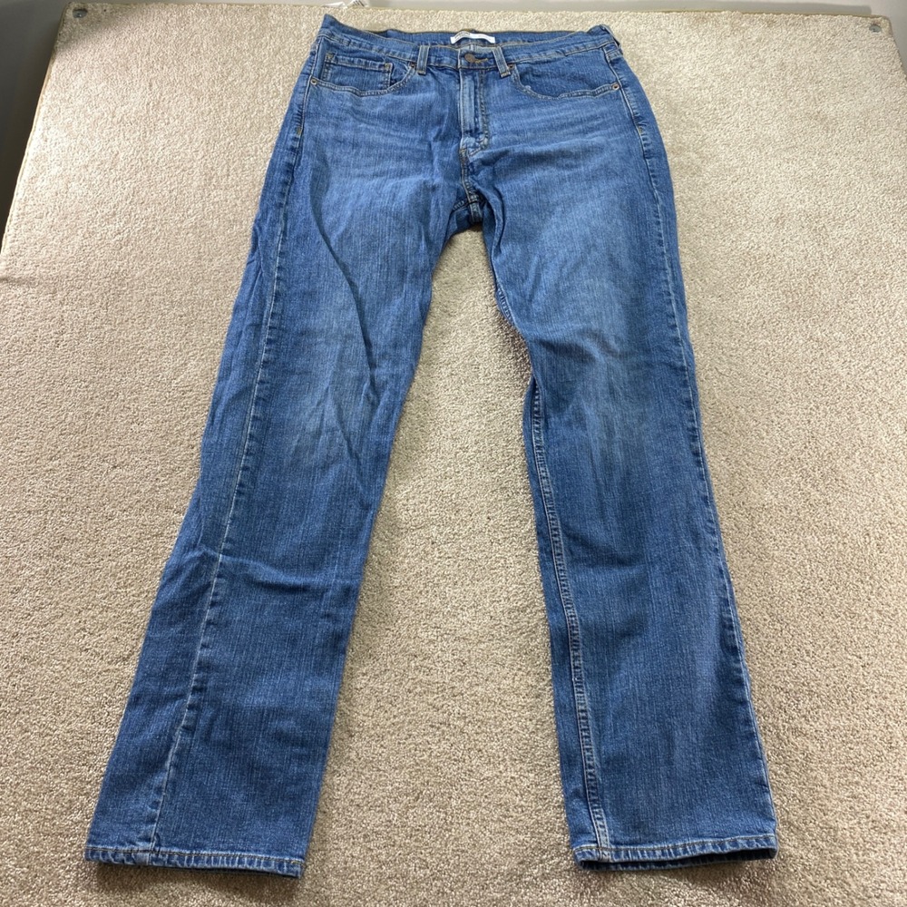 Signature by Levi Strauss Regular Jeans Mens 34x34 Blue Medium Wash Stretch